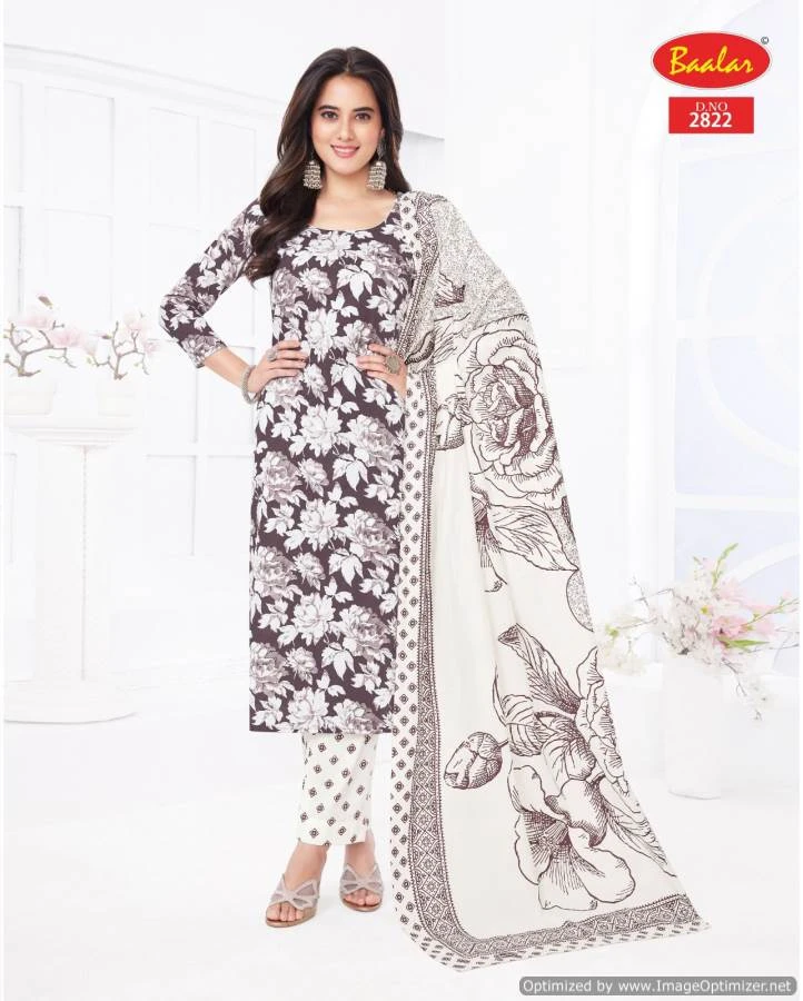 Baalar Zaara Vol 28 Cotton Wholesale Readymade Salwar Suit Catalog — Wholesale Salwar Suits, MPA wholesale from Surat — view 6